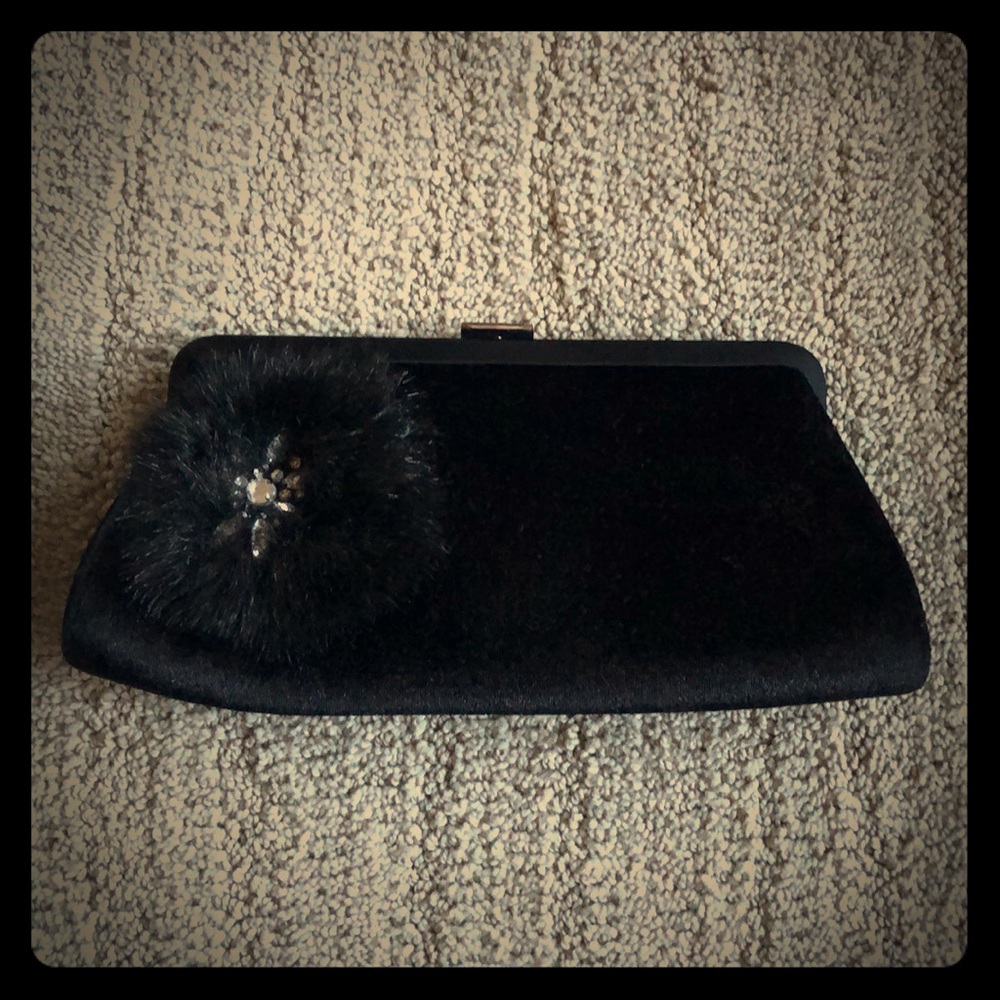 Small black clutch